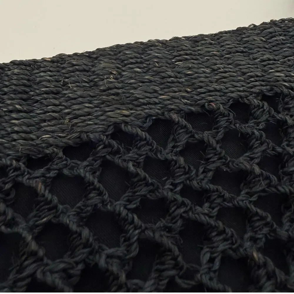 Helen Kaminski Woven Raffia Clutch Bag Large Envelope